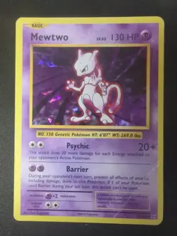 Pokemon TCG - Mewtwo - 51/108 cracked ice holo DMG - Image 1