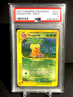 Exeggutor Aquapolis Holo Pokemon 2003 (Swirl) #H10 PSA 9 - Image 3