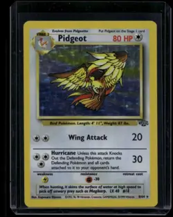Pokemon TCG Pidgeot 8/64 Jungle Holo Rare MP - Image 1