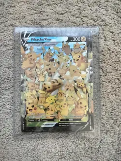 JUMBO Pikachu V Union Card SWSH141 Oversized Promo Pokemon Celebrations 25th NM - Image 3