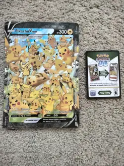JUMBO Pikachu V Union Card SWSH141 Oversized Promo Pokemon Celebrations 25th NM - Image 4