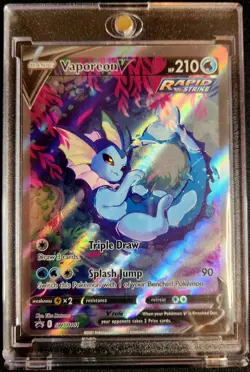 Pokemon Vaporeon V SWSH181 Sword & Shield Black Star Promo - Image 3