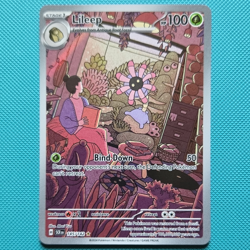 Pokemon TCG Lileep 145/142 SV07 Stellar Crown Illustration Rare Holo - Image 1