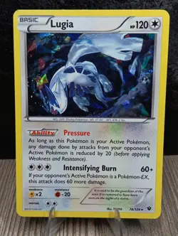 💥 RARE Pokemon TCG | Lugia 78/124 | Fates Collide HOLO💥 - Image 1