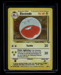 Pokemon TCG Electrode 2/64 Jungle Holo Rare HP - Image 1