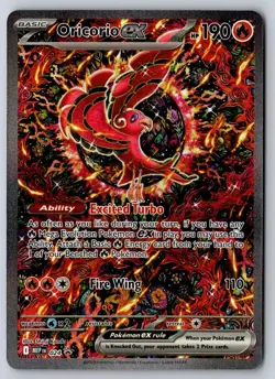 Oricorio ex 024 Holo Promo ME: Mega Evolution Promo Pokemon Holo Near Mint - Image 1