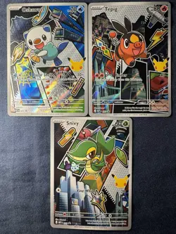 Pokemon TCG First Partner Illustration Collection Unova Starters (Series 2) - Image 1