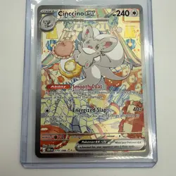 Cinccino ex 119/086 Chaos Rising SIR Near Mint English Pokemon TCG NM - Image 3