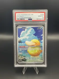 Psyduck 226/217 Ascended Heroes Illustration Rare Holo Pokemon PSA 10 GEM MINT - Image 1