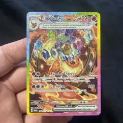 Flareon ex 146/131 - Prismatic Evolutions Special Illustration Rare Pokemon NM - Image 1