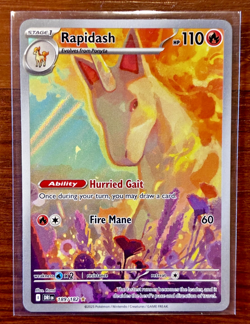 Rapidash 189/182 Sv10: Destined Rivals Illustration Rare Holo- Pokemon - Image 1