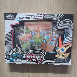 Pokemon TCG Black Bolt & White Flare Victini Illustration Collection New Sealed - Image 1