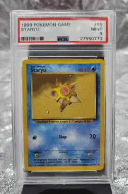 #65 1999 Pokemon Game Staryu PSA 9 Mint - Image 1