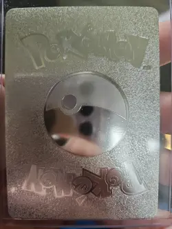 Pokemon Unown VSTAR Silver Foil Fan Art Vinyl Textured Collector Display Card - Image 3
