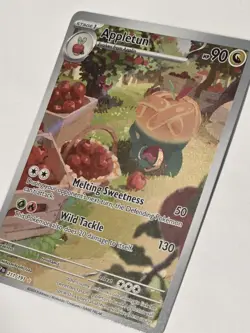 Appletun 211/191 SV: Surging Sparks Holo Full Art IR Pokemon Card - NM - Image 3