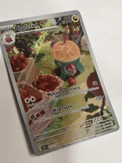 Appletun 211/191 SV: Surging Sparks Holo Full Art IR Pokemon Card - NM - Image 4