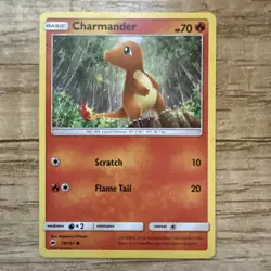 Pokemon TCG Charmander 018/147 2017 Burning Shadows Common Card - NM - Image 1