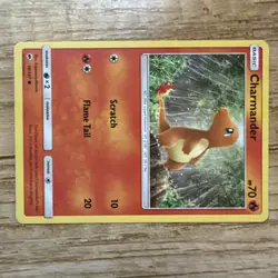 Pokemon TCG Charmander 018/147 2017 Burning Shadows Common Card - NM - Image 2