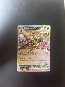 Pokemon Card Umbreon ex 060/131 Prismatic Evolutions Double Rare NM - Image 1