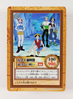 Luffy Pirates - C141 - One Piece Carddass Hyper Battle card (2000 Japan) Nami - Image 1