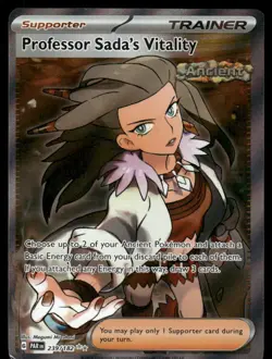 Pokemon Cards Professor Sada's Vitality 239/182 Paradox Rift Ultra Rare NM - Image 1