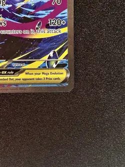 Pokemon Card Mega Sharpedo ex 127/094 Phantasmal Flames SIR Secret Rare NM TCG - Image 5