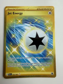 Pokemon Jet Energy Surging Sparks #252/191 Hyper Rare Full Art Holo Near Mint - Image 1