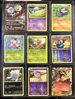 Pokemon Lot of 9 Cards 2013-2016 XY Era Base Sets Common Uncommon - Image 1