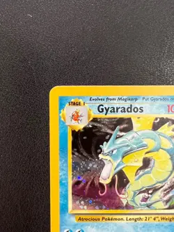 Gyarados Holographic Base Set 2 7/130 Near Mint Pokemon - Image 3