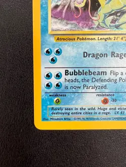 Gyarados Holographic Base Set 2 7/130 Near Mint Pokemon - Image 5