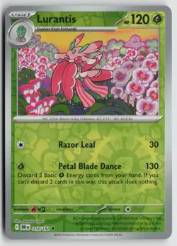 Lurantis 014/182 Uncommon Destined Rivals Pokemon Reverse Holo Near Mint - Image 1