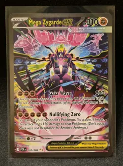 Mega Zygarde ex 120/088 Holo Perfect Order Pokemon Special Illustration Rare SIR - Image 1
