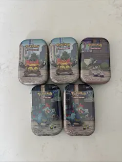 Pokemon TCG Lumiose City Mini Tin Sealed 2 Booster Packs - Lot 5 - Image 1