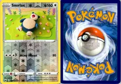 Pokemon Snorlax 109/159 Crown Zenith Rare Reverse Holo NM - Image 3