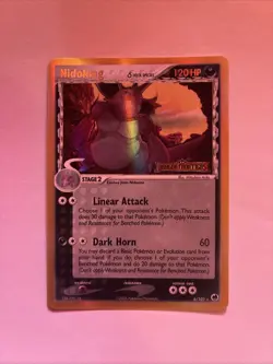 2006 Pokemon—Nidoking (Delta Species) #6 EX Dragon Frontiers—R Reverse Holo - Image 1