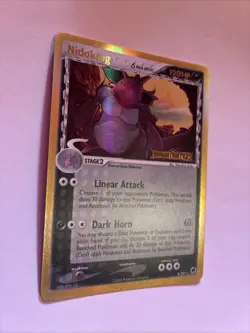 2006 Pokemon—Nidoking (Delta Species) #6 EX Dragon Frontiers—R Reverse Holo - Image 2