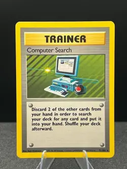 Computer Research 071/102 - Regular - Base Set - Pokemon TCG NM - A5 - Image 1
