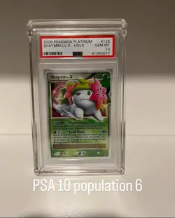 PSA 10 Pokemon Shaymin LV.X Pop 6 - Image 1