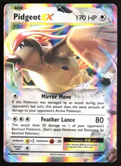 Pokemon TCG - Pidgeot EX 64/108 XY - Evolutions Holo Ultra Rare NM - Image 1
