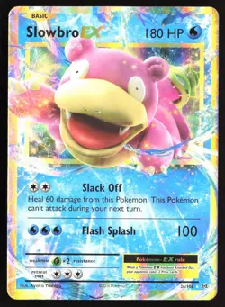 Pokemon TCG - Slowbro EX 26/108 XY - Evolutions Holo Ultra Rare NM - Image 1