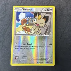 Meowth 61/98 XY - Ancient Origins Reverse Holo Pokemon - Image 1