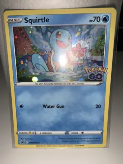 Pokemon TCG - Squirtle SWSH233 [Go] Black Star Promo Card - NM Canadian Seller - Image 3