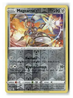 Magearna 128/185 Holo Rare Vivid Voltage Pokemon Reverse Holo Near Mint - Image 1