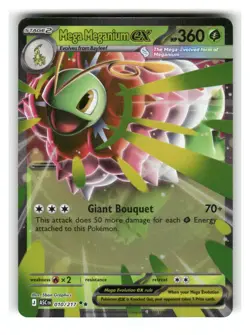 Mega Meganium ex 010/217 Double Rare Ascended Heroes Pokemon Near Mint - Image 1