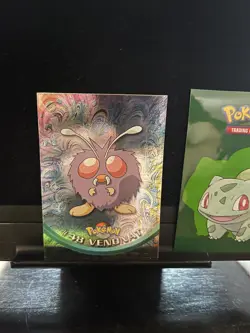 Venonat #48 TOPPS Series 1 Blue Logo Rainbow Holo Pokemon Card 148💎NM💎 - Image 1