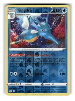 Kingdra 37/196 Rare Deck Exclusives Pokemon Lightly Played - Image 1