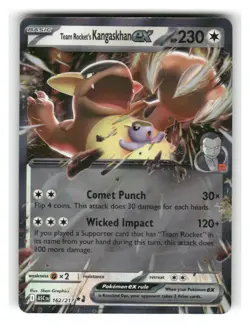 Team Rocket's Kangaskhan ex 162/217 Double Rare Ascended Heroes Pokemon NM - Image 1