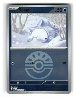 Snom (Friend Ball) 052/217 Common Ascended Heroes Pokemon Reverse Holo Near Mint - Image 1