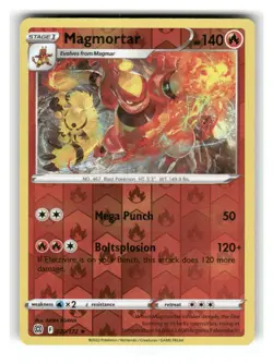 Magmortar 020/172 Rare Brilliant Stars Pokemon Reverse Holo Near Mint - Image 1