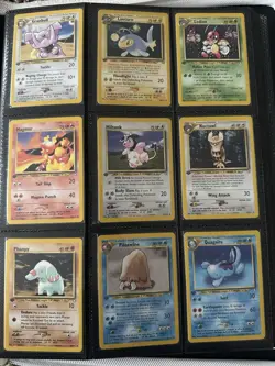 Pokemon TCG Neo Genesis 1st Edition Commons & Uncommons w/ Binder Vintage WOTC - Image 3